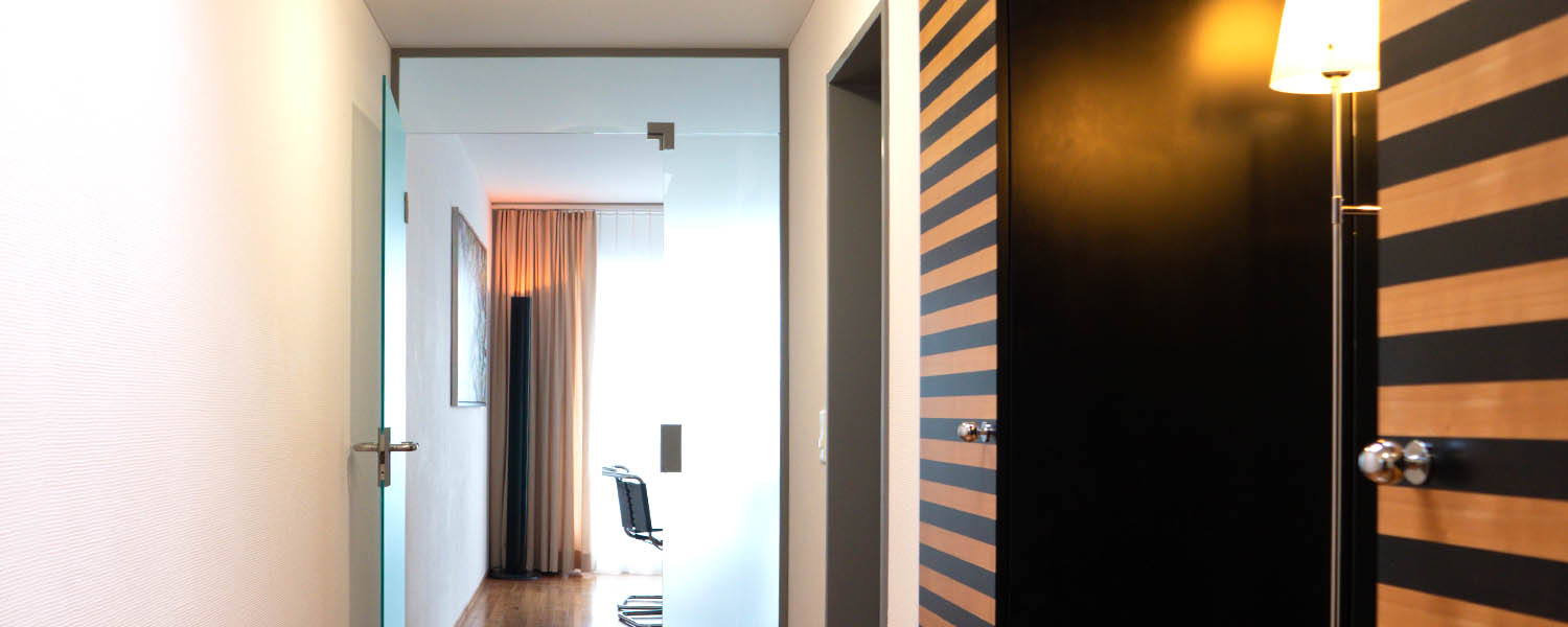 Hotelzimmer SEEDAMM-PLAZA Penthouse-Suite Flur 1500x600